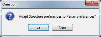 Popup-Abfrage zur Anpassung von Standardtexten