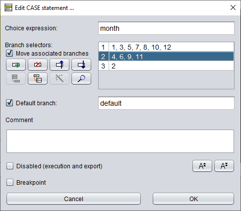 Alternativer CASE-Editor
