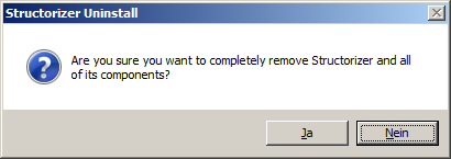 Windows-Installationsprogramm – Deinstallation