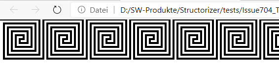Exportiertes SVG mit Faktor 4,0 im Browser